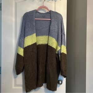 Aerie | Longline | Colour Block | Cardigan